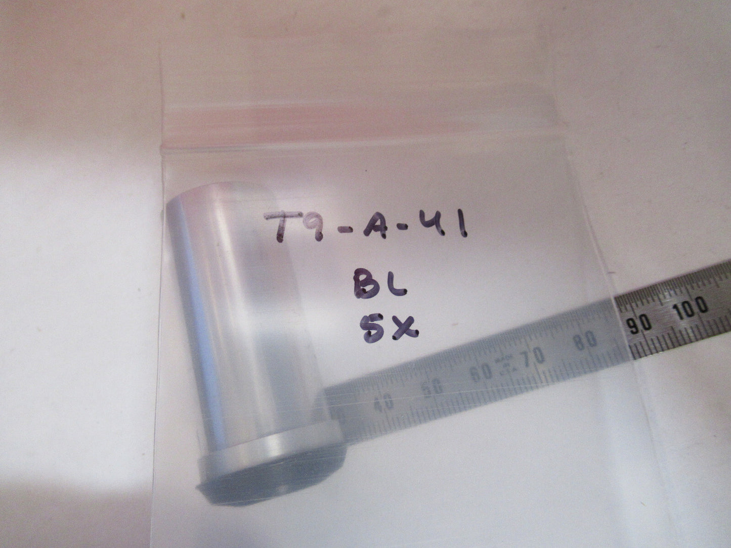 BAUSCH LOMB 5X LENS OCULAR EYEPIECE MICROSCOPE PART AS PICTURED T9-A-41