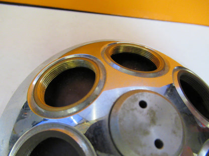 WILD HEERBRUGG SWISS M40 NOSEPIECE SEXTUPLE MICROSCOPE PART AS PICTURED Y3-A-55