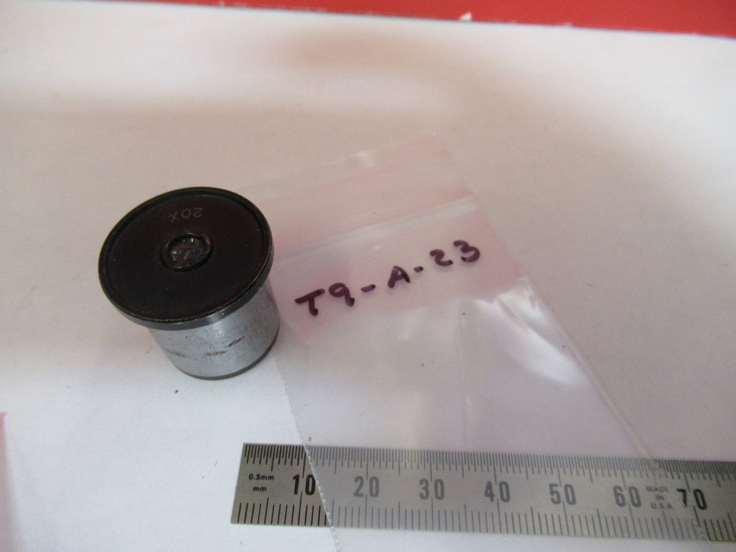 KYOWA JAPAN 20X LENS OCULAR EYEPIECE MICROSCOPE PART AS PICTURED T9-A-23