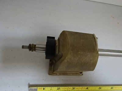 MICROSCOPE PART POLYVAR REICHERT LEICA STAGE MICROMETER ASSEMBLY AS IS #AL-04