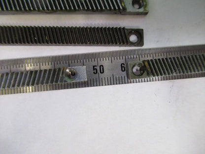 LOT 4 PIECES RACK GEAR BAUSCH LOMB AO SPENCER MICROSCOPE PART AS PICTURE U8-A-41