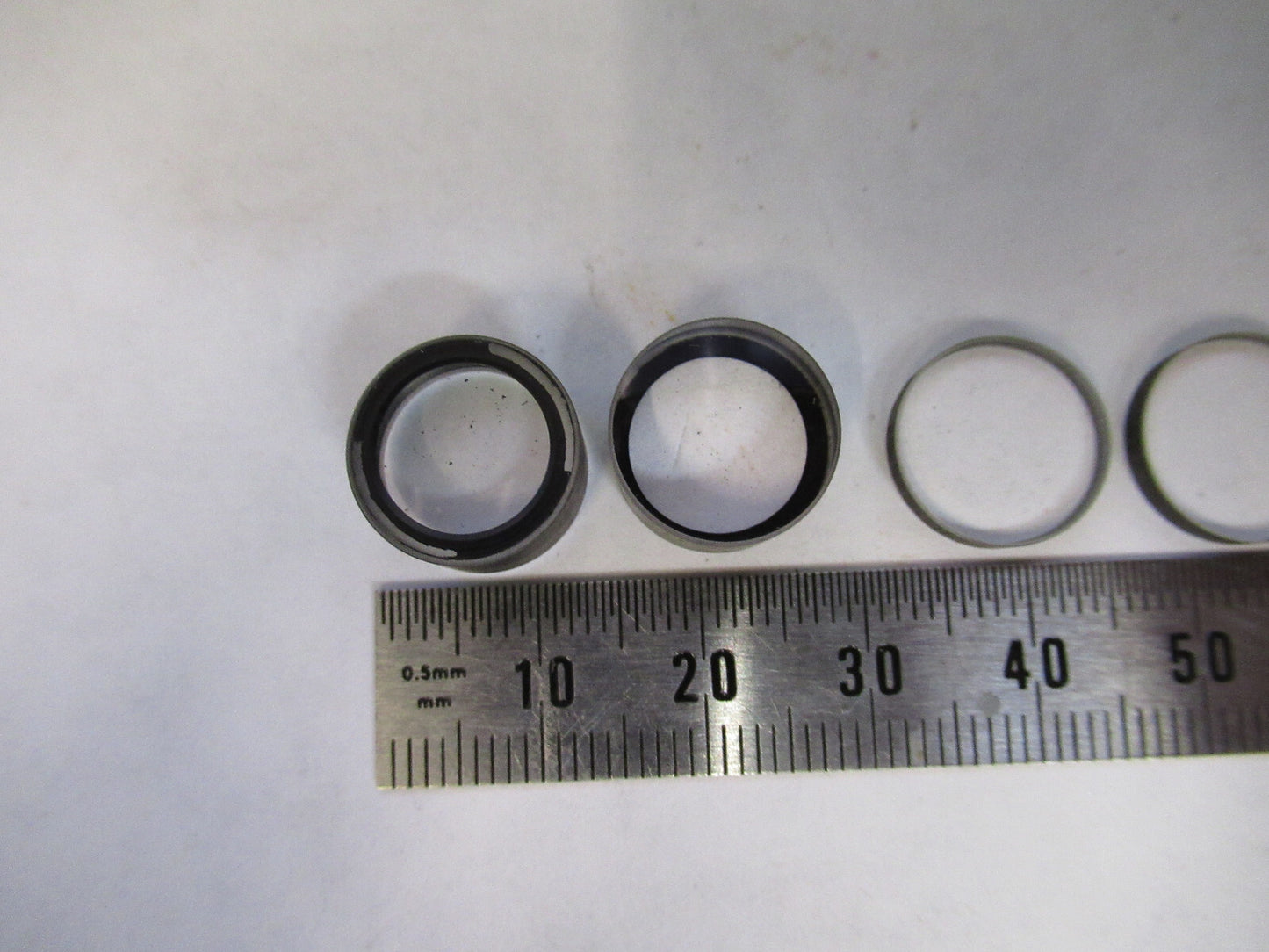 LOT MINI LENSES ZEISS GERMANY MICROSCOPE PART AS PICTURED X4-A-13