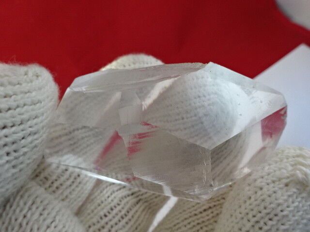 RARE BOULE SYNTHETIC QUARTZ SINGLE CRYSTAL HIGH PRESSURE SEED INSIDE &5-DT-B