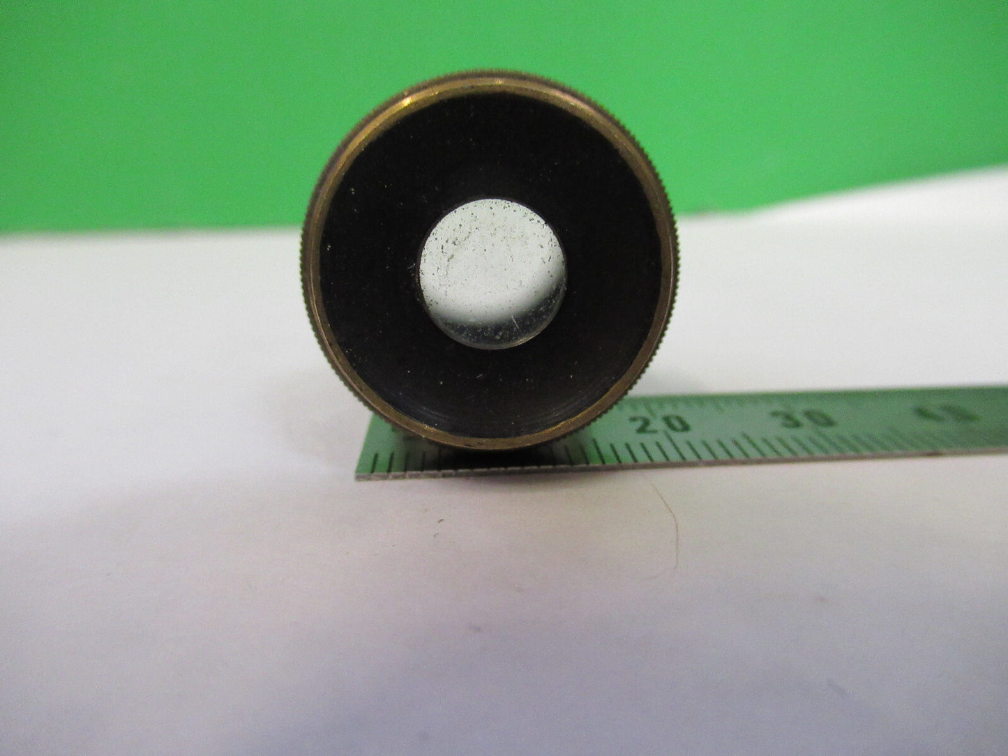 LEITZ GERMANY ANTIQUE BRASS OBJECTIVE MICROSCOPE PART AS PICTURED X6-A-93