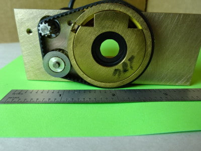 MICROSCOPE PART REICHERT POLYLITE ELECTRIC IRIS DIAPHRAGM OPTICS #84-A-21
