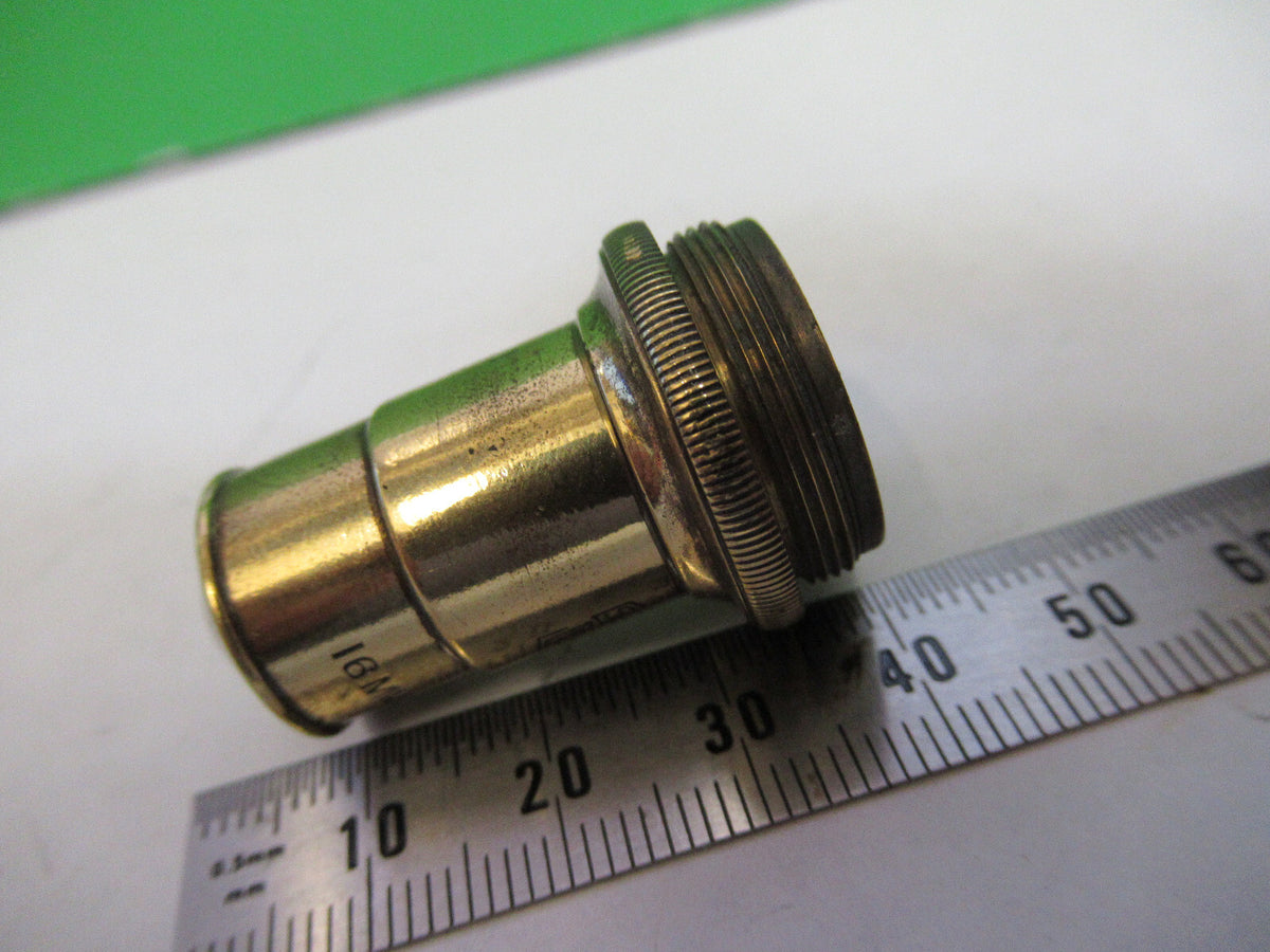 For Parts ANTIQUE SPENCER BRASS OBJECTIVE MICROSCOPE PART AS PICTURED G8-A-21