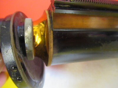 Antique Brass Spencer Lens Co. Buffalo Tubus Nosepiece Microscope Part AS Pic