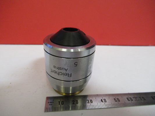 Microscope Part Reichert Polyvar Objective Dic Ik Fluor 5X Optics