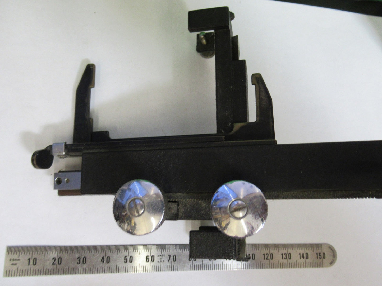 ANTIQUE AO XY SPENCER STAGE CLIPS MICROSCOPE PART AS PICTURED T6-A-24
