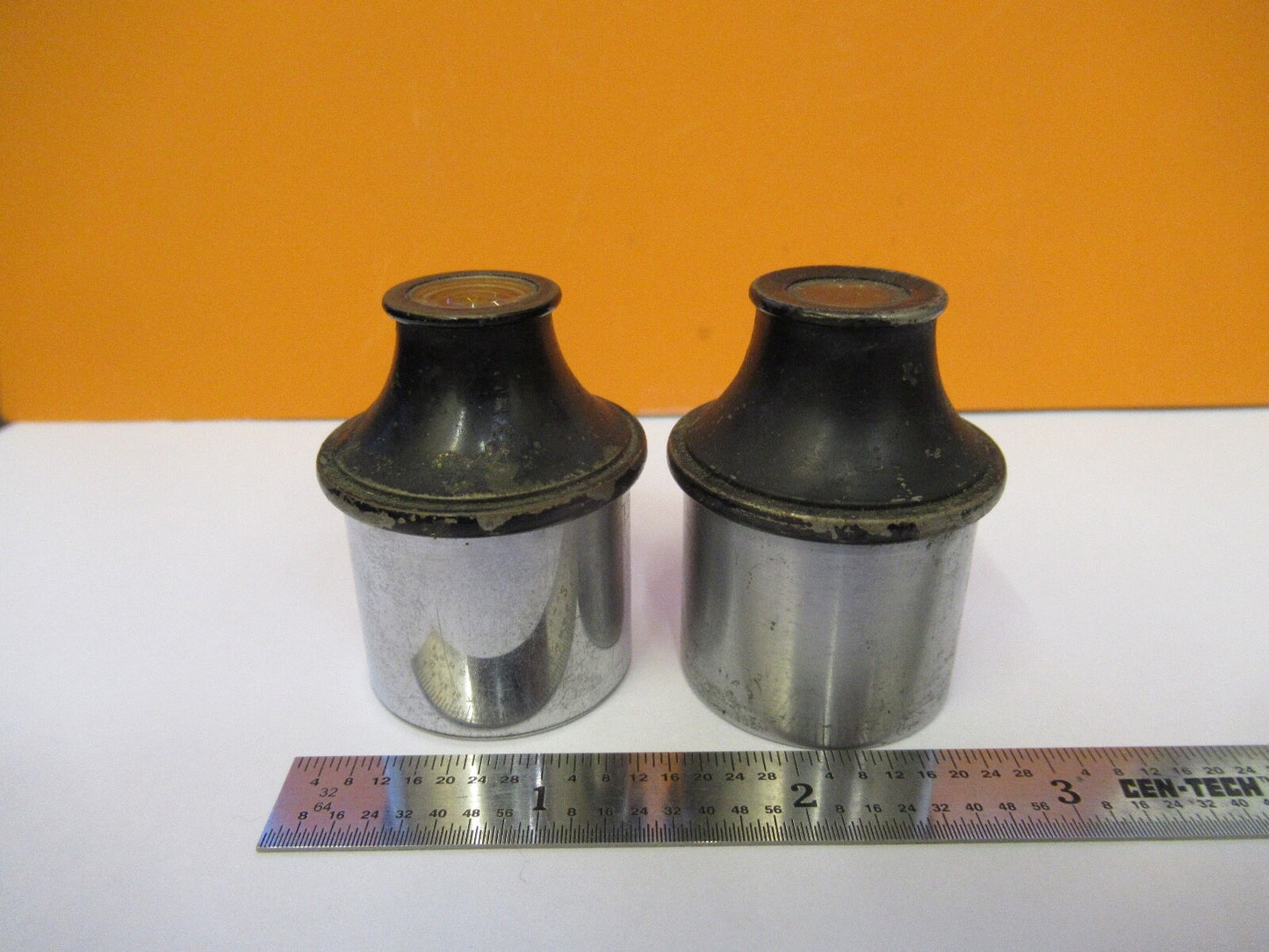 Rare Bausch & Lomb Antique Pair Eyepiece Microscope