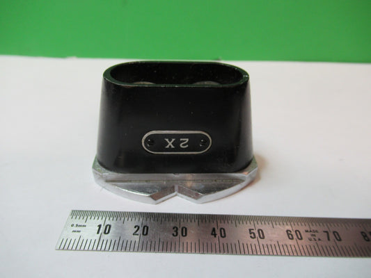 STEREO SPENCER AO OBJECTIVE 2X MICROSCOPE PART AMERICAN OPTICS AS PIC T6-B-01