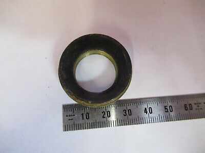 ANTIQUE BAUSCH LOMB CROWN BRASS MICROSCOPE PART AS PICTURED &8Z-A-79