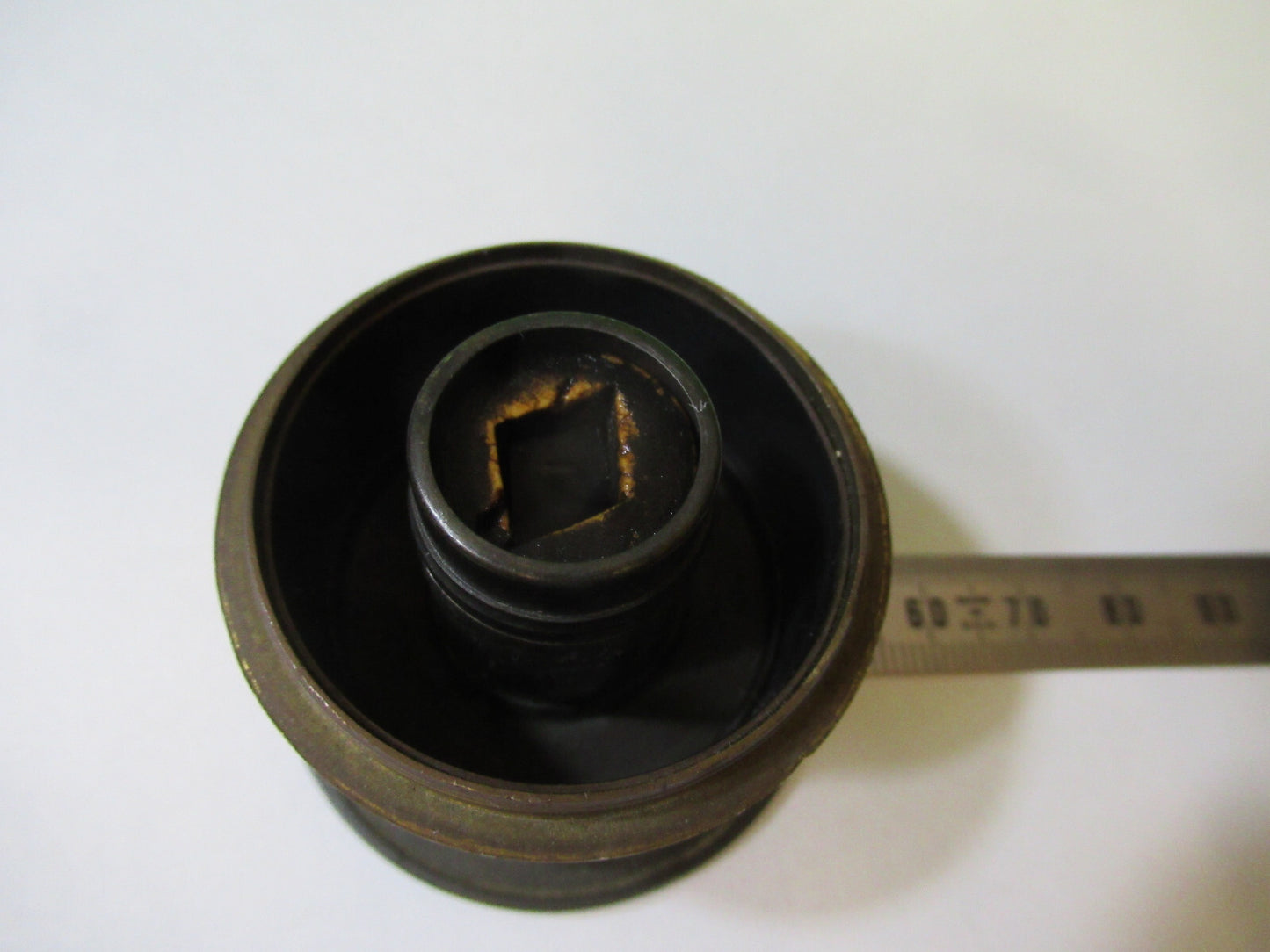 Antique Brass Crouch UK Polarizer Pol Lens Microscope Part