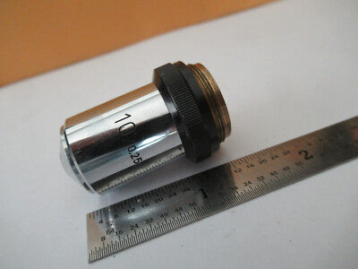 Wild M11 Swiss Heerbrugg Objective 10X Lens Microscope Part