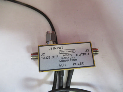 WILTRON D-19970 MODULATOR MICROWAVE RF FREQUENCY 12 GHz AS PICTURED T7-A-49