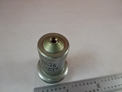 Microscope Part Unitron Objective M40 cracked Optics AS IS