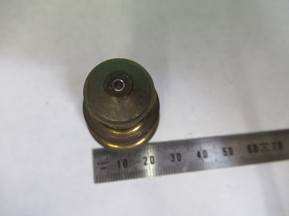 ANTIQUE BAUSCH LOMB BRASS OBJECTIVE 1/6 MICROSCOPE PART AS PICTURED S7-A-33