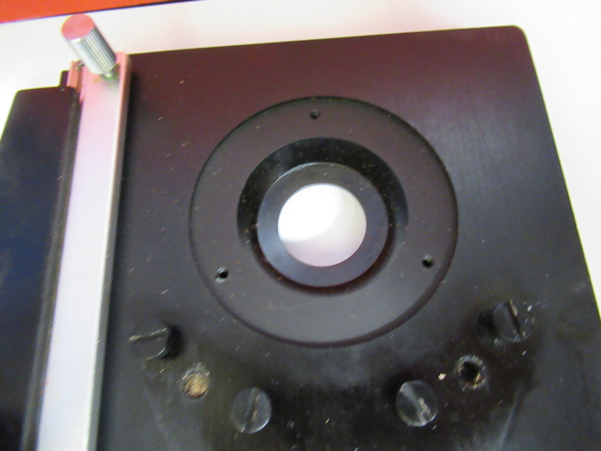 BAUSCH LOMB STAGE XY TABLE MICROSCOPE PART AS PICTURED S9-FT-90