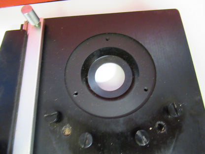 BAUSCH LOMB STAGE XY TABLE MICROSCOPE PART AS PICTURED S9-FT-90