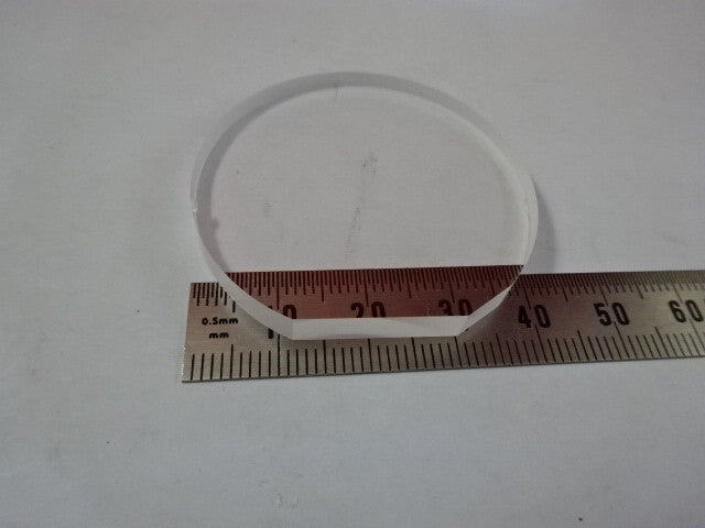 Wafer Very Thick Polished Synthetic Quartz Single Crystal Rare