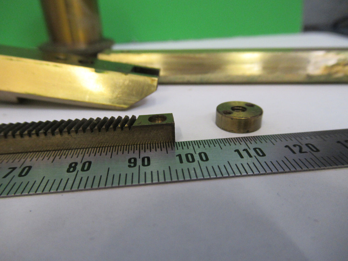 Carl Zeiss AG Germany Antique Brass Parts Microscope Part