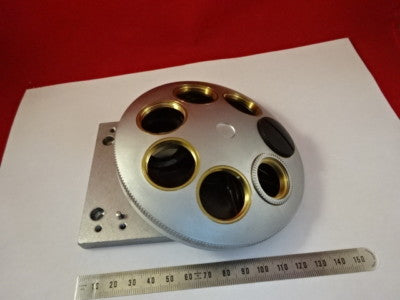 Leica Dmr Seven Position Objective Nosepiece Microscope Part Optics