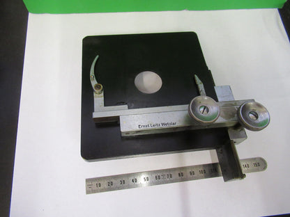 Antique Ernst Leitz Germany Metal Xy Stage Table Microscope Part