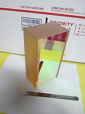 HUGE THICK AMAZING OPTICAL ZERODUR COATED DICHROIC MIRROR LASER OPTICS BIN#Q1-44