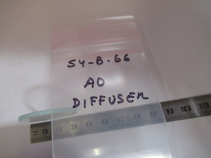 FILTER DIFFUSER AO SPENCER FROSTED GLASS MICROSCOPE PART AS PICTURED S4-B-66