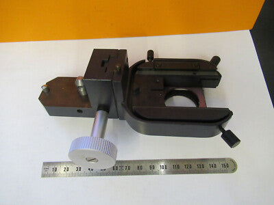 LEICA DMRE GERMANY CONDENSER HOLDER MICROSCOPE PART AS PICTURED P5-B-12