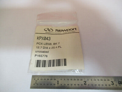 Optical Newport Pcx Convex Lens BK7 Glass Optics