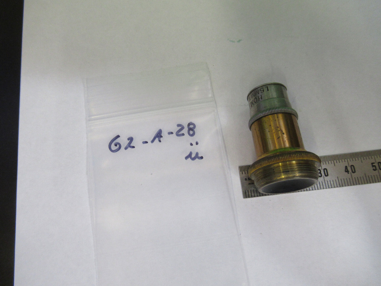 Antique Brass Spencer Lens Co. Objective Rare 109X Microscope Part