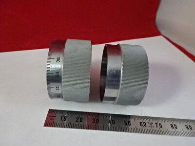 LEITZ WETZLAR GERMANY SET OF KNOBS MICROSCOPE PART AS PICTURED #5-A-45