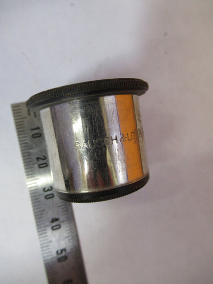 ANTIQUE BAUSCH LOMB "1/2"  EYEPIECE OPTICS MICROSCOPE PART AS PICTURED Y1-A-50
