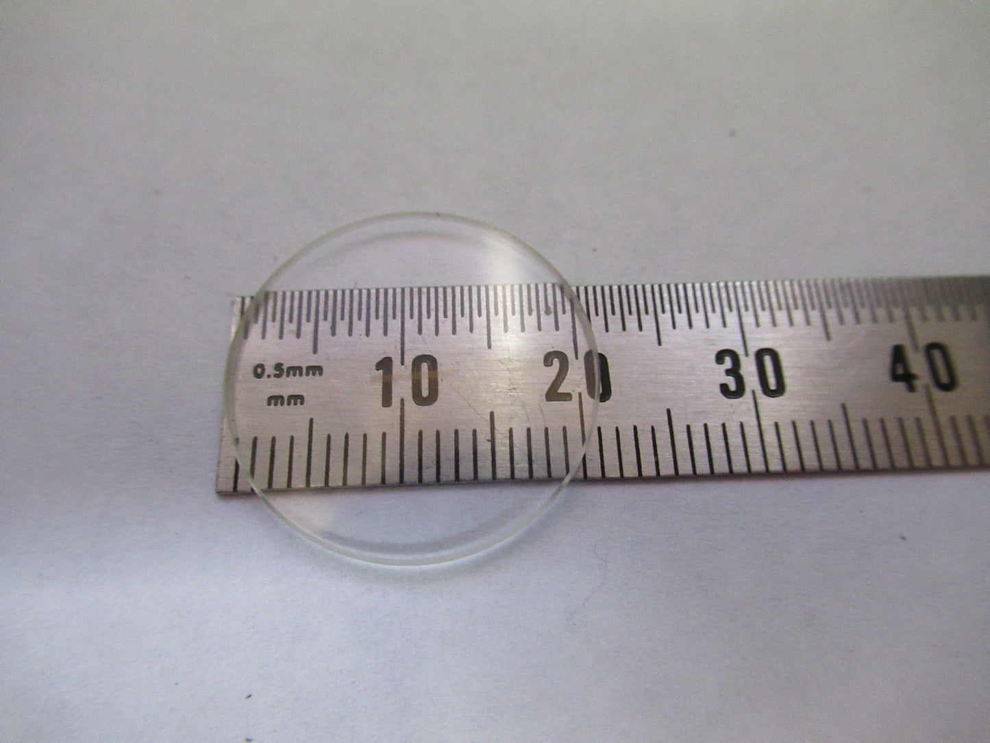 OPTICAL GLASS RETICLE MICROMETER PATTERN MICROSCOPE PART AS PICTURED U8-A-59