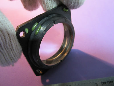 OPTICAL MIL SPEC CONVEX CONCAVE LENS MOUNTED LASER OPTICS BIN#22