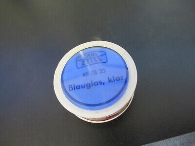 CARL ZEISS DEUTSCHLAND 467835 BLAUES GLASFILTERMIKROSKOPTEIL WIE BILD &amp;50-A-55 