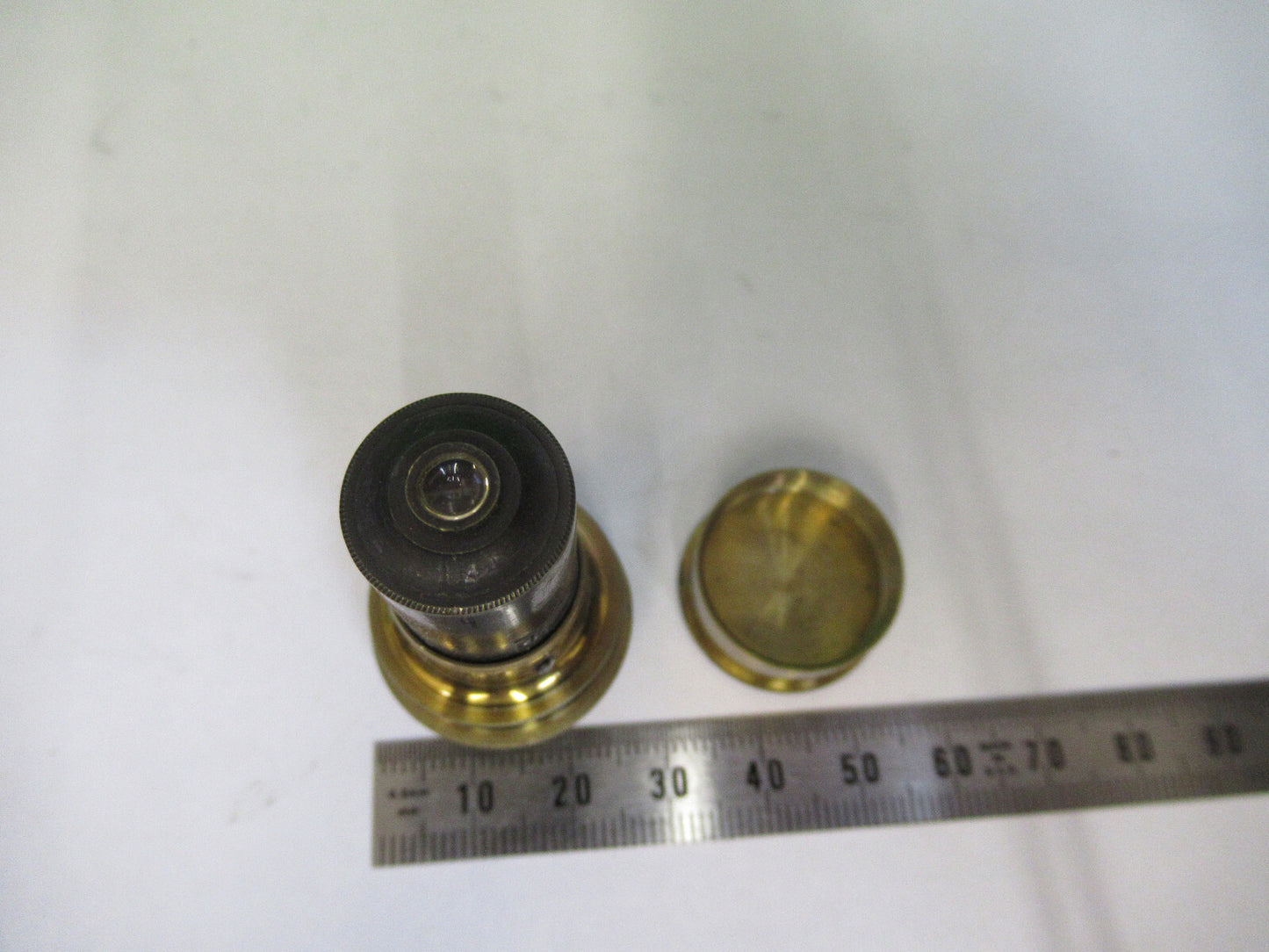 Antique Brass England Rj Beck UK objective Microscope Part