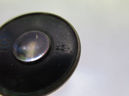 ANTIQUE BAUSCH LOMB 10X EYEPIECE OCULAR MICROSCOPE PART As Pictured T4-B-30