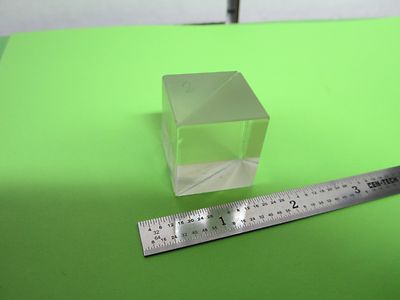 Optical Beam Splitter [chipped on corner] Laser Optics