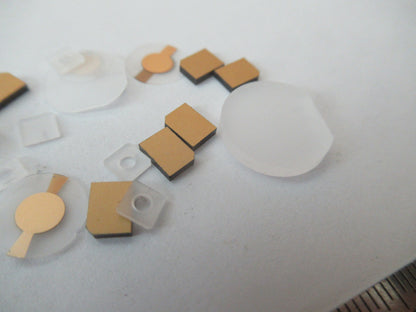 Lot X Y Xy-cut Piezo Quartz Piezoelectric Blanks Ultrasonic Sensor