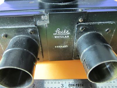 MICROSCOPE DIALUX LEITZ GERMANY TRINOCULAR HEAD AS PICTURED BIN#36