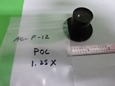 MIKROSKOPTEIL OBJEKTIV 1,25X POL POLARISATIONSOPTIK WIE IST B#AC-F-12