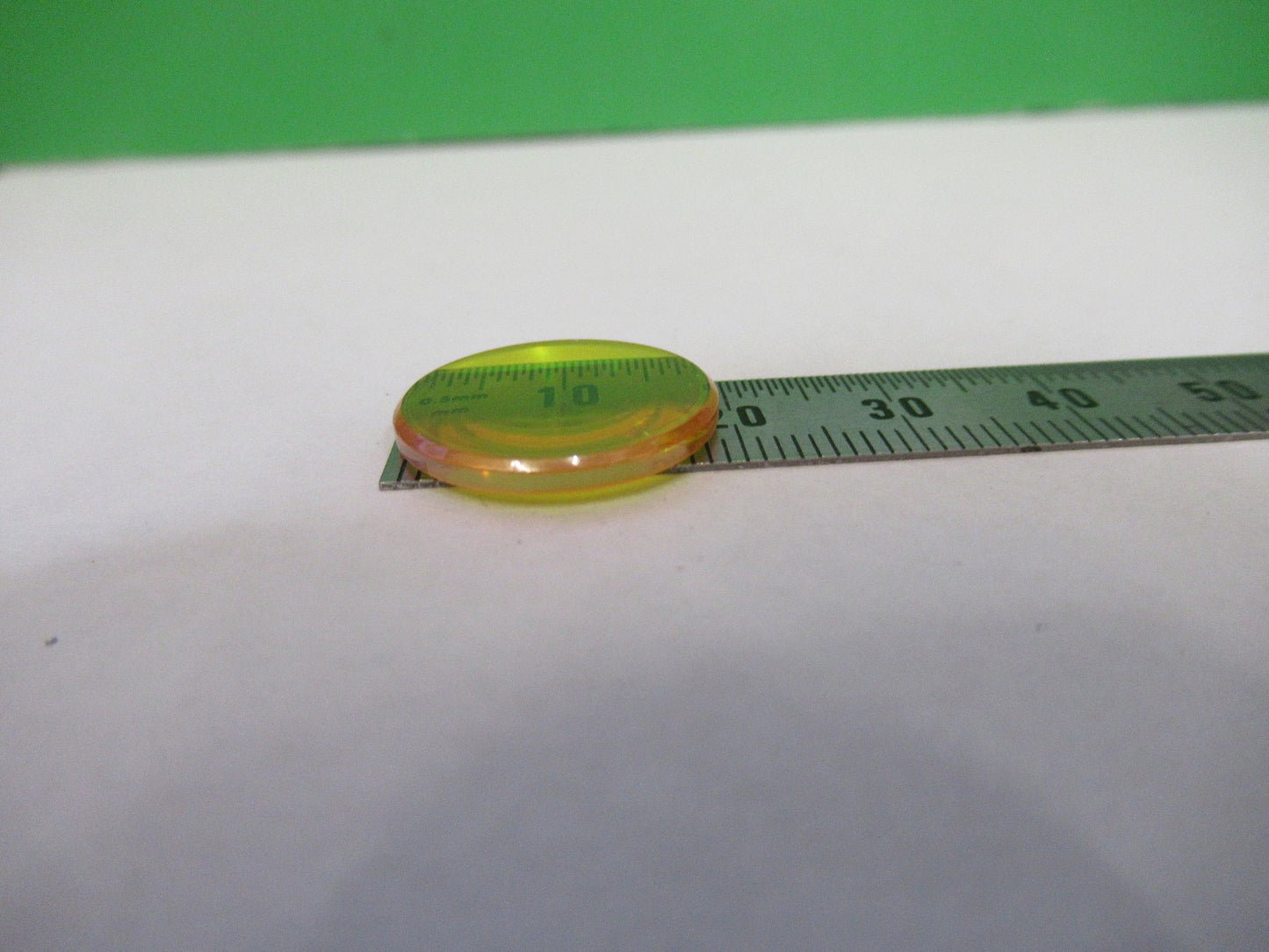 OPTICAL ZnSe ZINC SELENIDE INFRARED LENS PL-CX IR OPTICS AS PICTURED U8-A-76