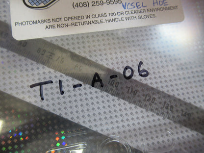 HOETRON MASK PHOTOLITHOGRAPHY VINTAGE COMPONENTS AS PICTURED T1-A-06