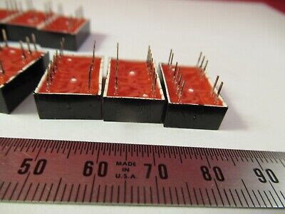 LOT 9 PCS LED SEGMENTS NUMBER DISPLAY 1990-0431 COMPONENT AS PICTURED &P7-FT-82