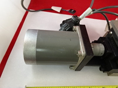 HUGE MICROSCOPE PART MOTORIZED POSITIONING STAGE TABLE for OPTICS AS IS BN#74-02