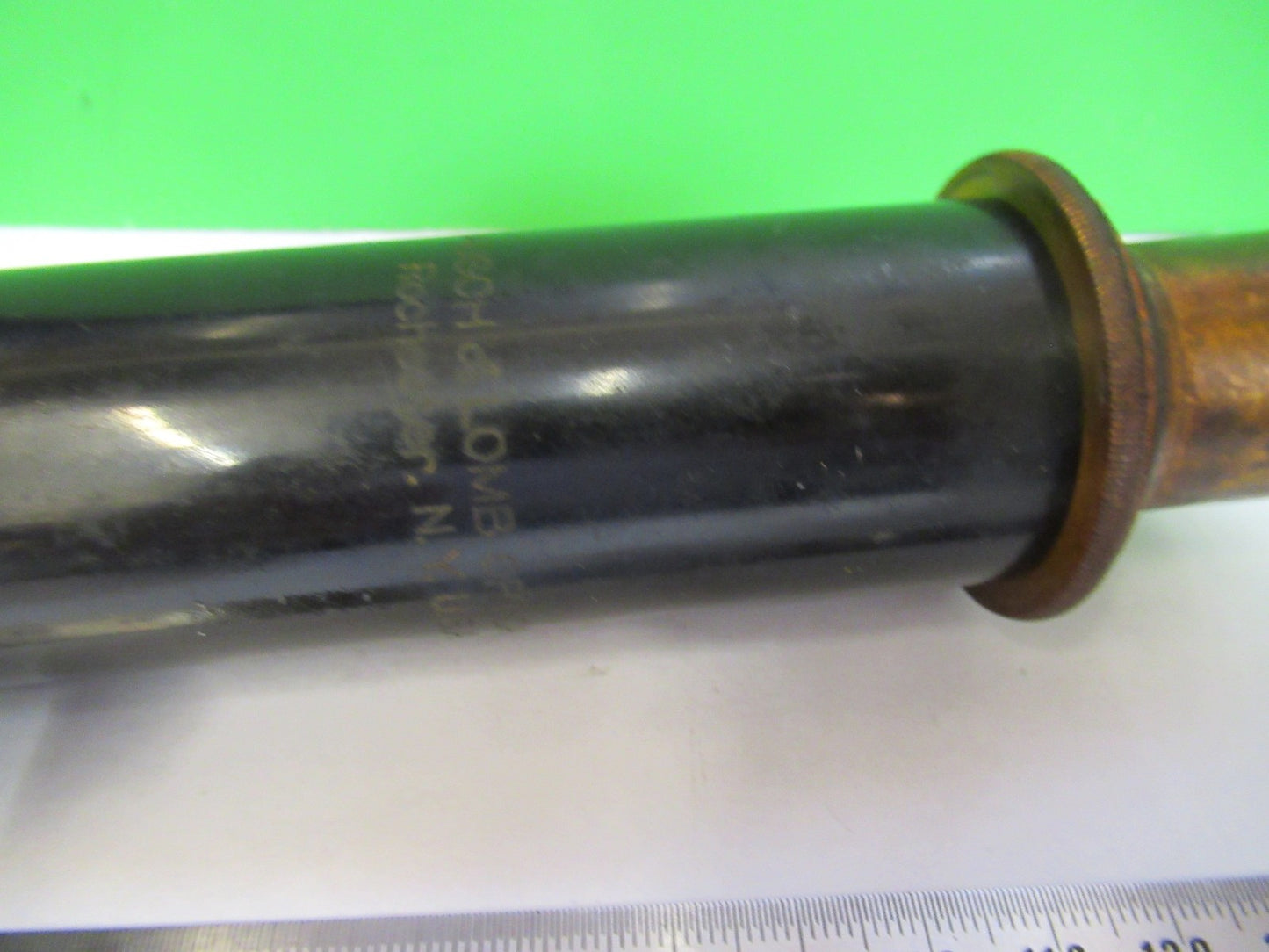 BAUSCH LOMB ANTIQUE BRASS TUBUS NOSEPIECE MICROSCOPE PART AS PICTURED  Y4-FT-91