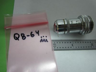 MIKROSKOPTEIL OBJEKTIV WOLFE WETZLAR DEUTSCHLAND 45X OPTICS AS IS BIN#Q8-64