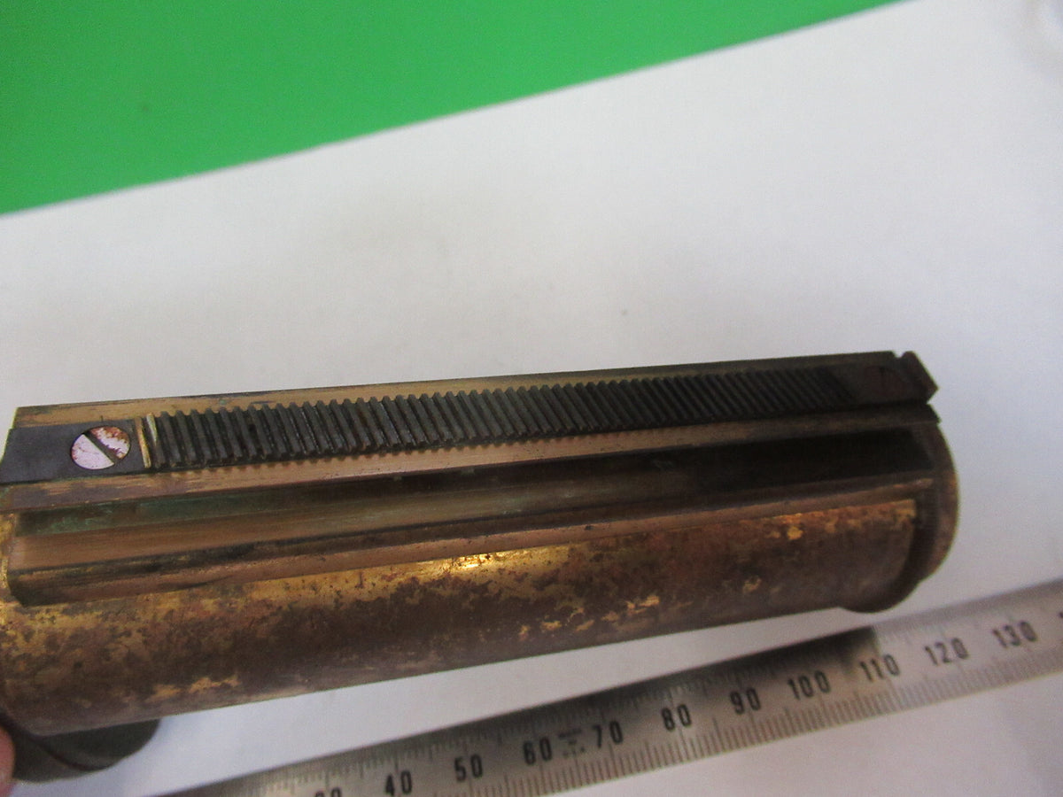 Antique Bausch & Lomb Old Tubus + Nosepiece Microscope Part